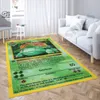 Tappeto moda Anime Card Area Rug Regalo 3D Stampato Tappetino per camera Pavimento antiscivolo Grande decorazione per la casa Style-1 230227