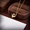 Botiega Sun Moon Designer ketting voor vrouw Gold vergulde 18k offici￫le reproducties sieraden klassieke stijl mode nooit vervagen premium geschenken 007