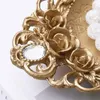 Sieradenzakken gouden harslade opslag organizer ring ketting bureaublad afwerking rose home decoratie ornamenten