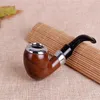 Smoking Accessories Resin Bakelite Pipe New Bending Hammer Creative Filtration Pipe Old Portable Men's Pipe