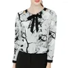 Женские блузки женские блузки офис с длинным рукавом твердый цветочный шифоновый футболка