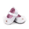 أحذية Bow Toddler for Newborn Bow Baby Sove Sole First Walker Anti-Slip Baby Girls Shoes Prewalker 0-18 شهر