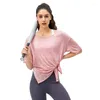 T-shirt da donna Camicia da yoga sexy in maglia da donna Quick Dry Sport Fitness Donna Corsa da tennis Abbigliamento da palestra Canotta Allenamento T-shirt trasparente