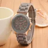 Wristwatches Arrival Watches For Women Geneva Three-eye Silicone Watch Fashion Trendy Ladies Relojes Para MujerWristwatches