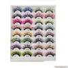 False Eyelashes Luminous Colored Fluffy Lash Dramatic Messy Long Makeup Sequins 25Mm 3D Mink Lashes Drop Delivery Health Beauty Eyes Dhipw