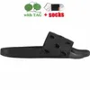 Storlek 36-48 Designers Tofflor För män Kvinnor Blommor Slides Kvinna Flats Plattform Sandaler Gummi Brokad Gear Sula Mule Flip Flops Beach Causal Skor Loafers Sliders