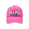 Mama casquette de baseball femme parent-enfant mini alphabet casquette de baseball pour enfants fête des mères casquettes B25