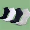 Erkek çorap beş ayaklı çorap saf pamuklu erkek ve kadınlar orta tüp aşınma geçirmez koku geçirmez terim emici spor çorapları bölme ayak çorapları z0227