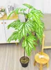 Decorative Flowers Artificial Plants Large Rare Palm Tree 120cm Tropical Shrub Green Realistic Fake Indoor Banana Christmas Home Decor