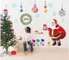 Wall Stickers sale three generation removable wall stickers cartoon santa claus christmas shops bedroom decorative AY226 230227