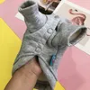 Chien vêtements capuche pour animaux de compagnie vêtements à capuche coton chiot vestes manteau gris chaud sweat Costume pour Chihuahua petit grand chat tenues