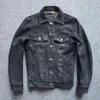 Men's Leather & Faux Fast Genuine Jacket Vintage Motorcycle Biker Black Cowhide Coat