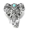 car dvr Other Alloy Elephant Head Snap Button Jewelry Components 18Mm Metal Snaps Buttons Fit Bracelet Bangle Noosa H15 Drop Delivery Finding Dhihv