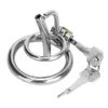 Cockrings Olo Male Chastetity Device Sex Toys for Men Penis Cage avec cathéter Cock Lock Innewless Steel Adult Games Games Products 230227