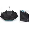 傘の魔法の花ドームパラソル太陽/雨女性女性のための3つの折りたたみ傘