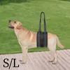 Colarinhos de cachorro levantando suporte para pernas traseiras para viagens auxiliares de viagem