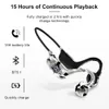 Wireless Bluetooth Sports Headset Support TF Card Bone Conduktion Fone Bluetooth Wireless hörlurar Led Ear Hook Earbuds 3DBSU