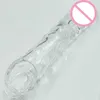 Massager seksspeeltje stimulator vibratorPenis Mouw Herbruikbare Vertraging Ejaculatie Verlengen 7CM Cock Ringen Crystal Dick Speeltjes Voor mannen Intieme Goede