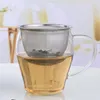 Steel Metal Stainless Mesh Strainers 7.2cm Diameter Reusable Infuser Spice Filter Teapot Tea Strainer Kitchen Tool BH8352 TYJ 4.23