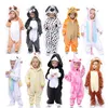 Pajamas Children Onesie Kids Unicorn Kigurumi Pajamas Animal Cartoon Blanket Sleepers Baby Costume Winter Warm Girls Boys Panda Jumspuit 230227