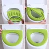 Toilet Seat Covers Bathroom With Handle Closestool Washable Soft Winter Warmer Mat Pad Cushion Bidet Cover