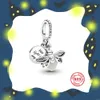 les nouvelles perles populaires en argent sterling 925 avec des lucioles rougeoyantes foncées conviennent aux bracelets à breloque pendentif primitif diy pandora bijoux féminins