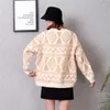 Kadın Sweaters Fashion 2023 Kadın Sonbahar Kış Uzun Kazak Elbise Küleyler Sıradan Sıcak Kadın Örme Külot Lady