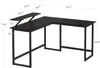 LShaped Computer Desk Industrial Workstation for Home Office Study Writing and Gaming SpaceSaving Easy Assembly9811784