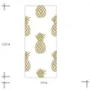 Wallpapers gouden ananas zelfklevend behang creatief mode fruit waterdicht PVC platte muursticker voor meubels slaapkamer desktrop