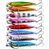 Baits lokt 8 PCSlot Jigging Lure Vis Lures Metal Spinner Lepel Fish Aas Jigs Japan Visserij Tackle Pesca Bass Tonijnforel Set 230227