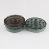 3 Layers 40mm Plastic Grinders Spice Mill Crusher Magnent Dry Herbs Cigarette Colorful Retail Box