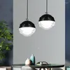 Lâmpadas pendentes Nordic Glass Light Cafe Sala de estar Quarto El Lâmpada moderna Luzes de cozinha pendurada Luzes internas