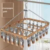 Hangers rekken winddichte aluminium legering sokken rack droger ondergoed hanger kast organisator balkon sokplank opslag hoge kwaliteit 230227