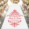 Wall Stickers Personalized Bride Groom Name And Date Wedding Dance Floor Decals Vinyl Party Decoration Center Of Sticker 4496 230227