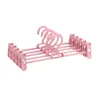 Hangers Racks 5 -stks roterende telescopische broek clip broek opslag rok rackers hangers huisopslag garderobe ruimtevaart reddende organisator gy 230227