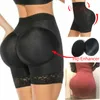 Kadın şekillendiricileri kadın yastıklı shapewear kalça arttırıcı şort yüksek bel vücut şekillendirici kalçalar pad panties popo kaldırıcı ganimet eğitmeni kontrol 230227