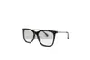 Dames bril met frame heldere lens mannen zonnegassen modestijl beschermt ogen uv400 met case 3379 11