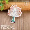 Gift Wrap 9pcs/Pack Plants Patterns Embroidery Patch Fabric Sticker For DIY T-Shirt Hat Clothing Bags Decoration Repairing Adhesive Label