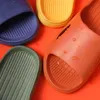 women's home shoes summer indoor anti-skid silent home thick bottom couple soft bottom men's cool slippers