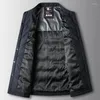 Męskie kurtki męskie kurtka parkas jesienna zima 2023 Casual Lightweight Coats Single Berted Onymie odzież Veste de Baseball Homme