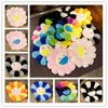 Plush Dolls 4060cm Kawaii Smile Face Sunflower Plush Toy Sun Flower Stuffed Pillow Cushion Mat Home Bedroom Auto Decor Doll Girls Gifts 230227