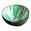 Bowls Candy Blight Allight Round Multiculor Multicalor Sturdy Comnut Shell للديكور