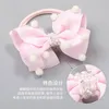 Hair Accessories 2023 Arrival Large 7" Bows Headband Waffle Ribbon Elastic Bands DIY Girls Fashion Accesorios