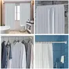 Wholesale Silver Shower Curtain Rod 40-72 Inches Adjustable Tension Spring No Drill Rust Proof Tension Curtain Rod for Bathroom Kitchen Wardrobe ss0227