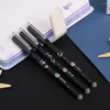 2 pz Costellazione Penna Gel Novità 0.5mm Stellato Inchiostro Nero Per La Ragazza Regalo Studente di Cancelleria Scuola di Scrittura Forniture Per Ufficio