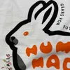 T-shirt da uomo HUMAN MADE New Rabbit Print T Shirt Uomo Donna T-shirt True Photo di alta qualità