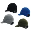Bandanas Men Men's Sboy Hat Glasses قبعة قبعة سميكة تزلج شتوية دافئة مع قبعة مقاومة للرياح مع الحافة الأنيقة