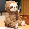 Nice 1pc Lifelike Sloth Baby Doll Sloth Plush Toys Stuffed Dolls Kids Toys Lovely Doll Girlfriend Best Gifts Brinquedos