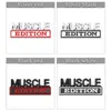 Party Decoration 1PCS MUSCLE EDITION Car Sticker For Auto Truck 3D Badge Emblem Decal Auto Accessories 8x3.2cm