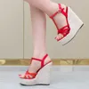 Сандалии конопляная веревка женская обувь большого размера на каблук на каблуках сандалии простые европейские и американские тканые Z0224